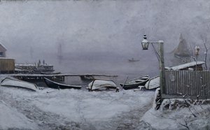 Jour de décembre près de Drøbak - Carl Edvard Diriks