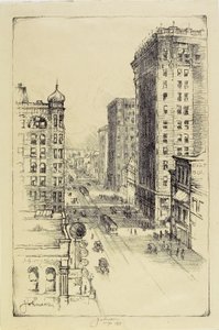 Avenue Hennepin sous la Sixième Rue