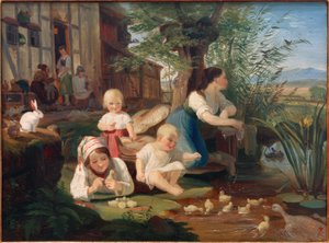Mère avec enfants