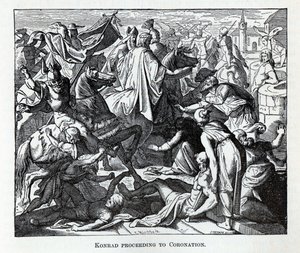 Conrad procédant au couronnement, 1882 - Carl Ferdinand Obermann