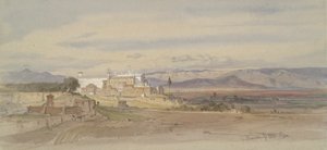 Paysage romain avec San Giovanni in Laterano