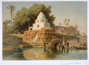 Tombeau de Sheikh Ababda à Minya, Moyenne-Égypte, 1871