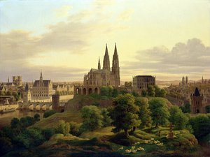 Une ville médiévale en 1830, 1830