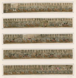 Le défilé du Lord Maire, vers 1824