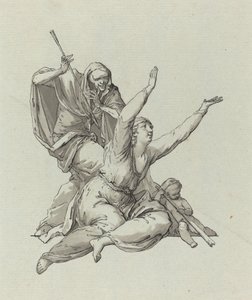 La mort traquant une femme