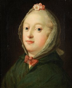 Louise, reine du Danemark, vers 1750