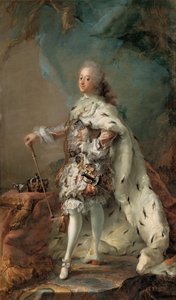 Portrait de Frederik V en robe d