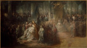 Suédois : couronnement de Gustav III. Inachevé
 Le couronnement du roi Gustave III de Suède. Inachevé