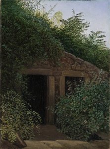 Un puits de mine envahi par la végétation - Carl Gustav Carus