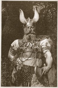 Un chef viking, illustration de 