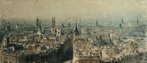 Vue de Londres depuis le Monument regardant vers le nord, 1848