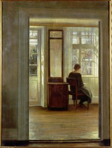 Une Dame dans un intérieur