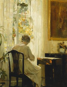 Une femme à l