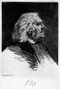 Franz Liszt 1811-1886, compositeur et pianiste hongrois, 20e siècle - Carl Jander