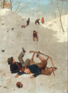 Enfants en luge