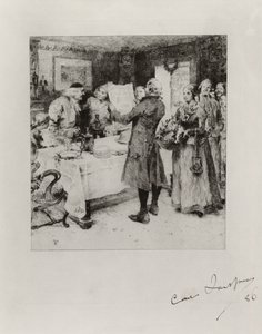 « La fête joyeuse ». Illustration du poème d