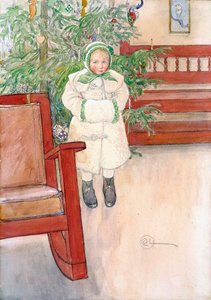 Fille et chaise berçante, 1907 - Carl Larsson