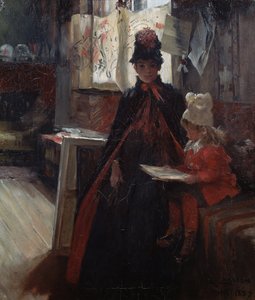 À Valand, intérieur avec Karin et Suzanne - Carl Larsson