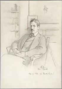 Portait of Thorsten Laurin - Carl Larsson