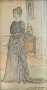 Portrait de Mme Signe Thiel - Carl Larsson