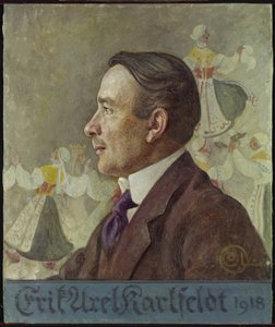 Portrait du poète Erik Axel Karlfeldt