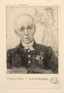 Le pasteur (Petterson) à Sundborn - Carl Larsson