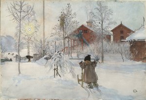 La cour et la buanderie, de la série A Home, c.1895