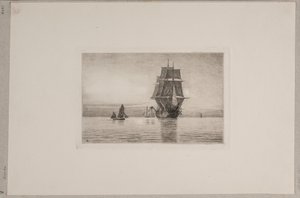 Danish : Soirée silencieuse en mer du Nord - Carl Locher