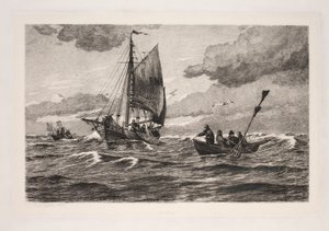 Pêcheurs en mer