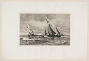 Chalutiers en mer
