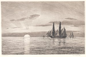 Coucher de soleil - Carl Locher