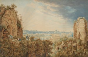 Vue de Rome depuis le Palatin, 1813-1817