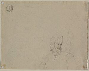 Soldat dans un paysage (verso)