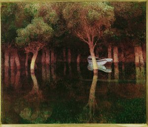 Daemmerung - Twilight ... (peinture sur toile) - Carl Moll