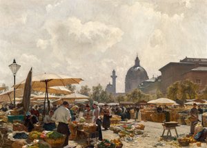 Le marché Naschmarkt à Vienne