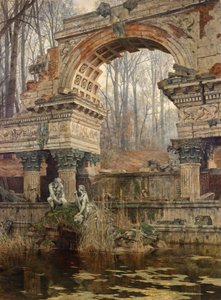 La ruine romaine à Schönbrunn