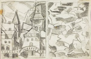 Scène de ville--Abstrait - Carl Newman