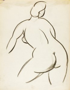 Femme nue, Back View - Carl Newman