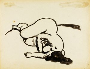 Femme nue allongée