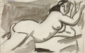 Nu féminin couché