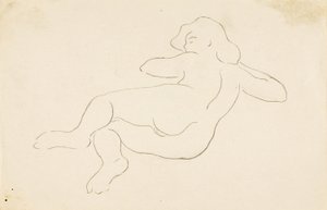 Nu féminin couché - Carl Newman