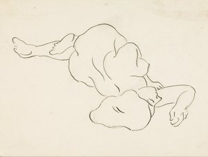 Nu féminin couché - Carl Newman