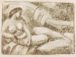 Nu féminin couché - Carl Newman