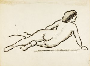 Nu féminin couché - Carl Newman