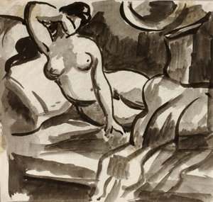 Nu féminin couché