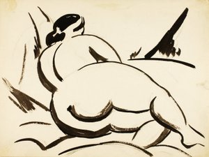 Nu féminin couché