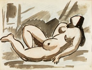 Nu féminin couché
