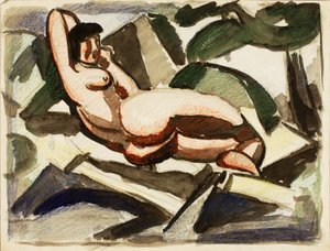 Femmes nues couchées