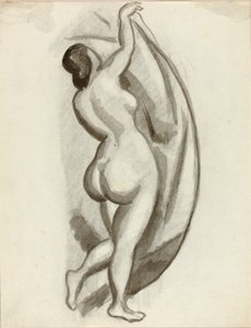 Nu féminin debout