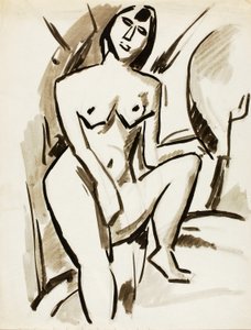 Nu féminin debout - Carl Newman